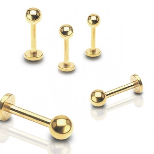 Pozlátená labreta - gulička