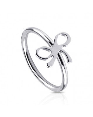 Piercing do nosa - mašlička