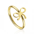 Piercing do nosa - mašlička