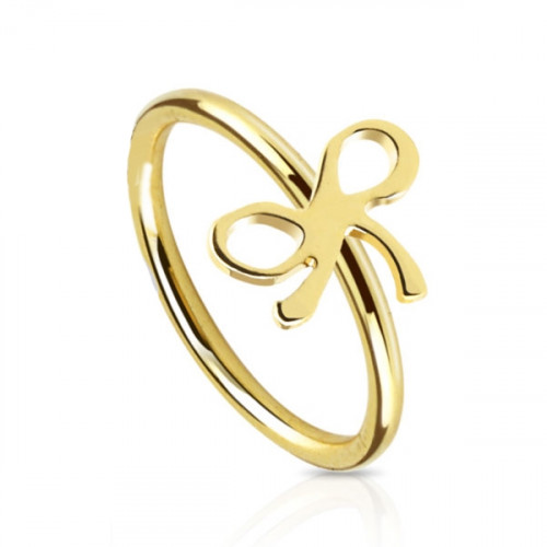 Piercing do nosa - mašlička