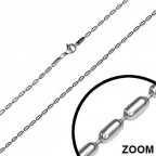 Oceľová retiazka oválková