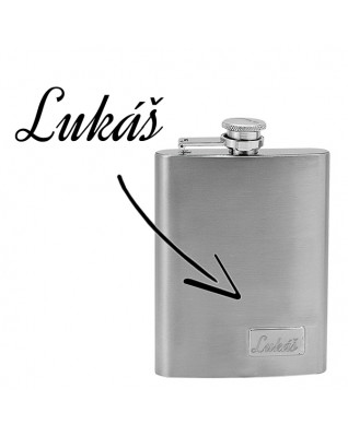 Oceľová vrecková fľaša - ploskačka 195ml