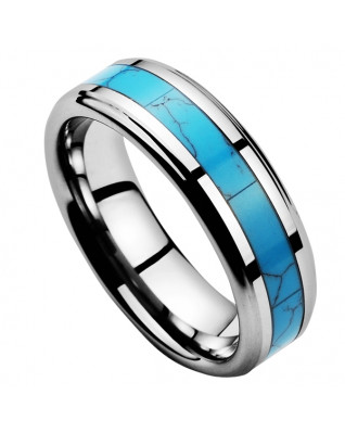 NWF1055 Pánsky snubný prsteň volfrám