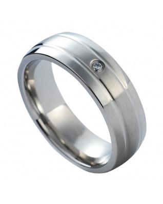 NSS1014 Dámsky snubný prsteň so zirkónom