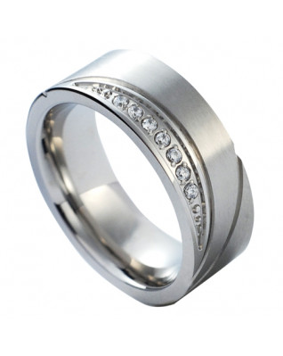 NSS1017 Dámsky snubný prsteň so zirkónom