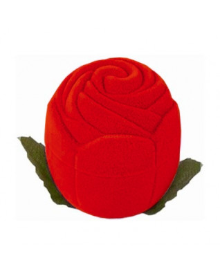 Darčeková krabička semiš - ruža červená