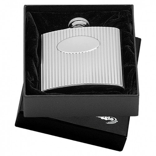 Oceľová vrecková fľaša - ploskačka 180ml v darčekovom balení