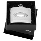 Oceľová vrecková fľaša - ploskačka 180ml v darčekovom balení