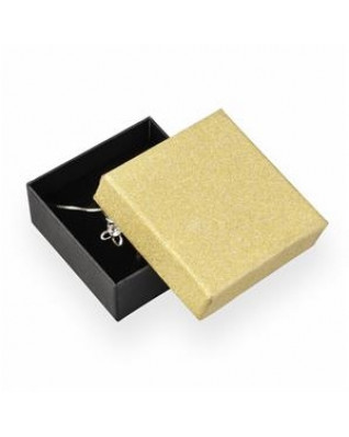 Darčeková krabička, zlatá/čierna