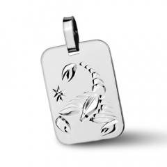 Strieborný prívesok znamenia Škorpión