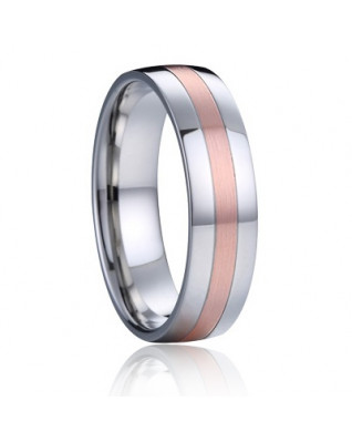 AN1034 Pánsky snubný oceľový prsteň