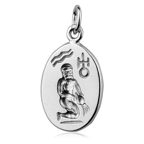 Strieborný prívesok znamenia VODNÁR