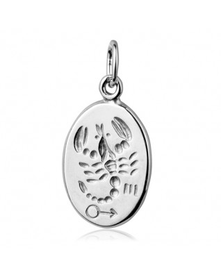 Strieborný prívesok znamenia Škorpión