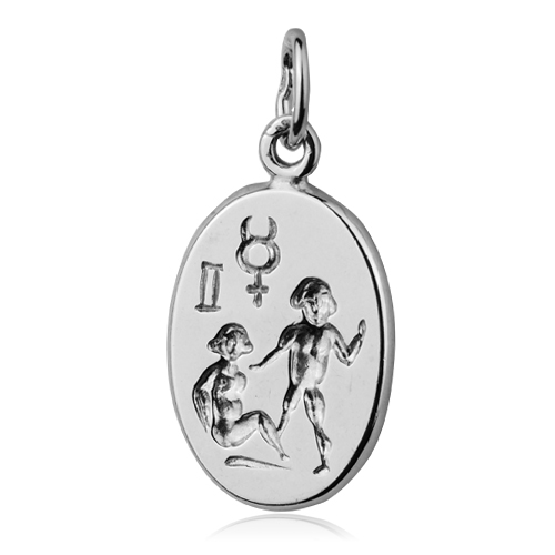 Strieborný prívesok znamenia BLÍŽENCI