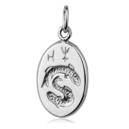 Strieborný prívesok znamenia RYBY