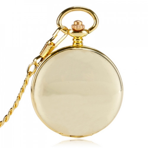 Mechanické vreckové hodinky otváracie pozlátené - cibuľa