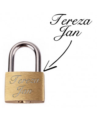 Minizámoček s 3mi kľúčmi rozmer 30 x 20 mm