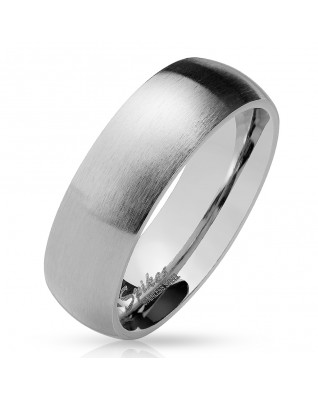 OPR0028 Pánsky prsteň matný, šírka 6 mm