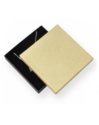 Škatuľka na súpravu šperkov, zlatá/čierna