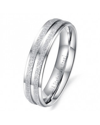 OPR0050 Pánsky oceľový prsteň, šírka 5 mm