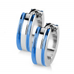 Oceľové náušnice - kroužky