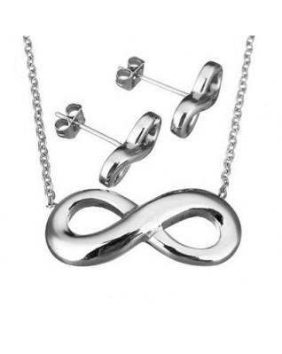 Set šperkov z chirurgickej ocele, nekonečno