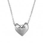 Oceľová retiazka s príveskom - srdce