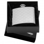 Oceľová vrecková fľaša - ploskačka 180ml v darčekovom balení