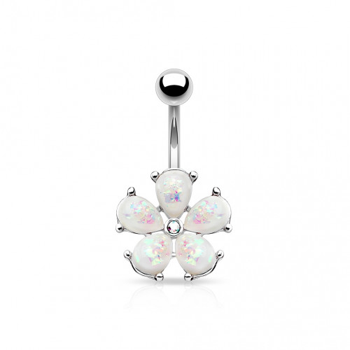 Piercing do pupku, kvietka