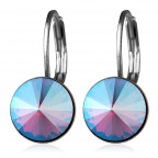 Oceľové náušnice s kryštálmi Swarovski® SAPPHIRE SHIMMER