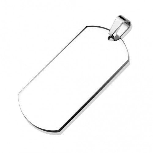 Oceľový prívesok - vojenská známka EXTRA VEĽKÁ