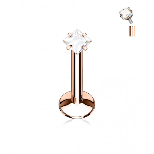 Piercing do brady pozlátený