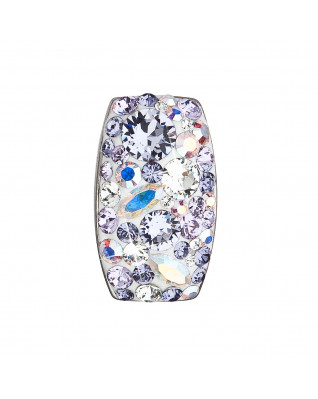 Strieborný prívesok Crystals from Swarovski®, Violet