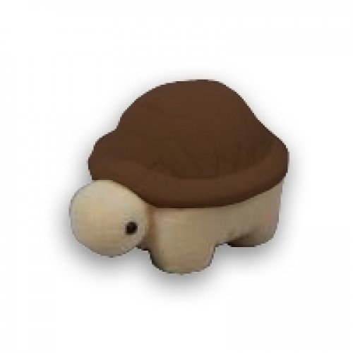 Darčeková krabička semiš - želva hnedá / béžová