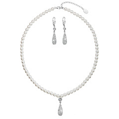 Súprava šperkov so perličkami Crystals from Swarovski®