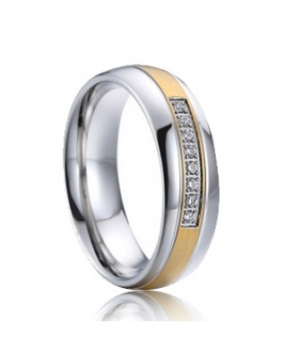 AN1020 Dámsky snubný prsteň so zirkónmi