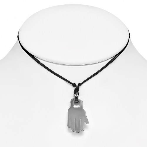 Oceľový prívesok - hamsa - ruka Fatimy