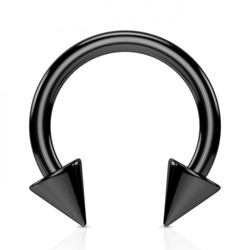 Podkova čierna s hrotmi