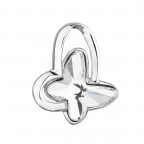 Strieborný prívesok s motýľom kameňom Crystals from Swarovski®