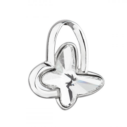 Strieborný prívesok s motýľom kameňom Crystals from Swarovski®