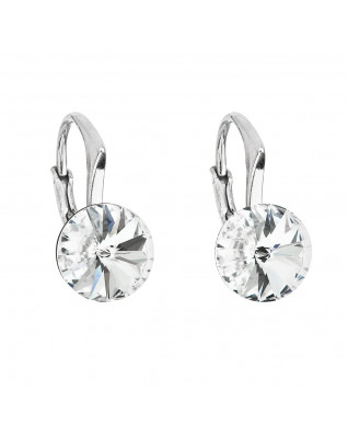Strieborné náušnice s Crystals from Swarovski® Crystal