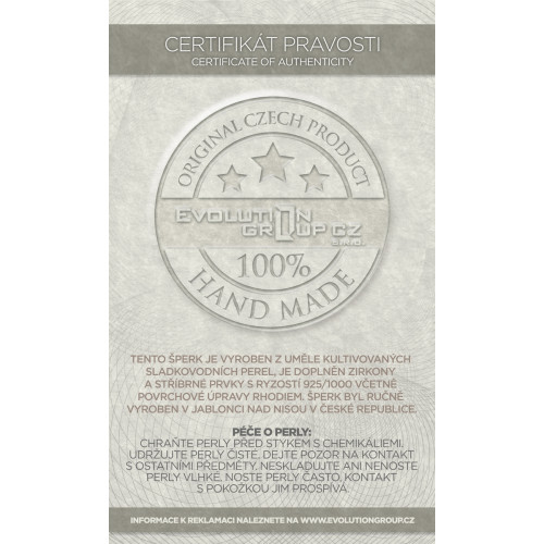 Strieborné náušnice kôstky s modrou riečnou perlou