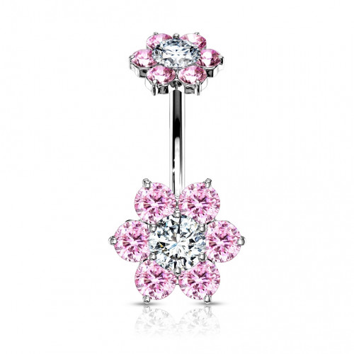 Piercing do pupku kytička