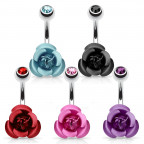 Piercing do pupku - ružička