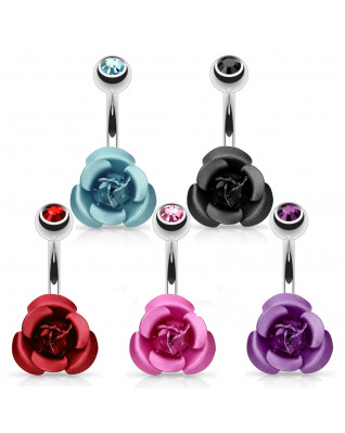 Piercing do pupku - ružička
