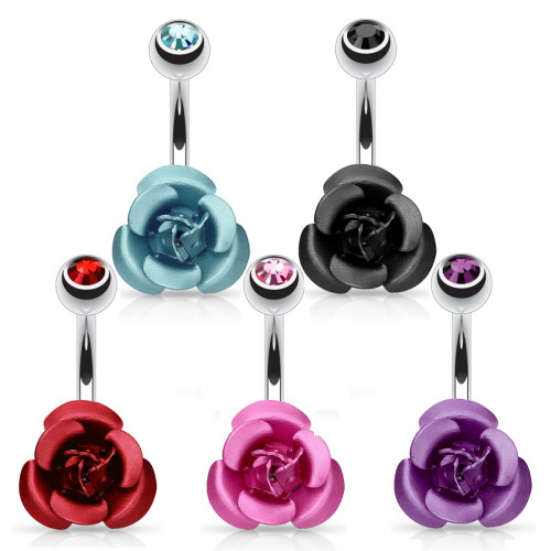 Piercing do pupku - ružička