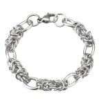 Oceľový náramok očkový