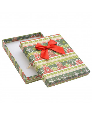 Veká vianočná darčeková krabička na súpravu šperkov