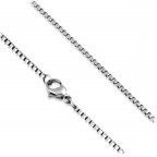 Oceľová retiazka štvorcová, hr. 2 mm