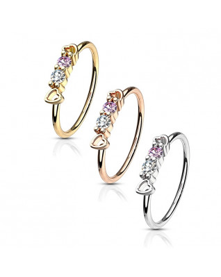 Piercing do nosa krúžok